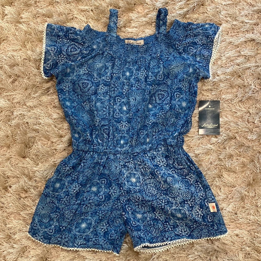 Luck Brand Girls Romper